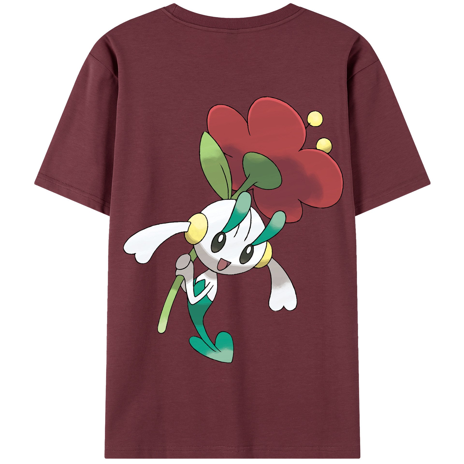 （画像用） ポケットモンスター Pokémon 綿100％半袖Tシャツ（背面プリント）